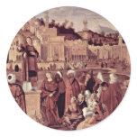 Sermon Of St. Stephen At The Gates Of Jerusalem Sticker