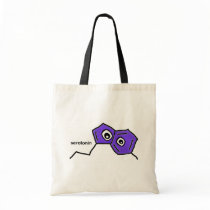 Serotonin Neurotransmitter Canvas Bags