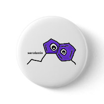 Serotonin Neurotransmitter Pin