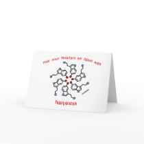 Serotonin Wreath Holiday Card