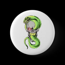 Serpent Skull Art buttons