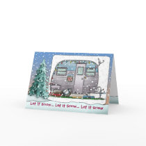 Serro Scotty Camper Trailer Holiday Cards