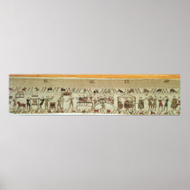 Servants preparing a banquet for William I Poster