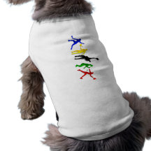 Serve Return Volley Top Spin Smash Tennis Ball Doggie Tee Shirt