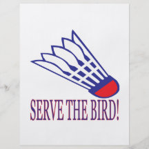 Serve The Bird Personalized Flyer