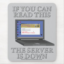 Server is Down Mousepad