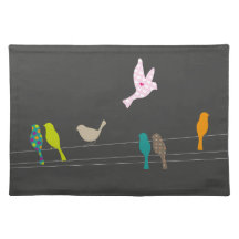 Set de table - Oiseaux