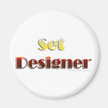 Set Designer (Text Only) Refrigerator Magnets