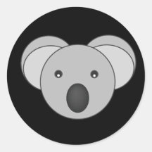 Set of cute Koala Bear Stickers