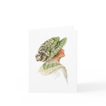 Set of Vintage Millinery Notecards [2B]