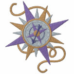 Set Sail Compass Rose embroidered shirts