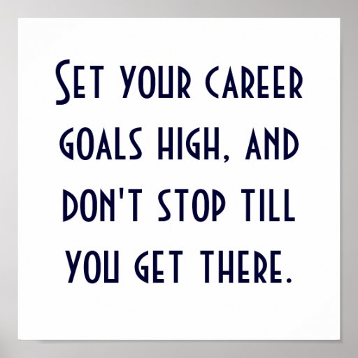 quotes about career goals