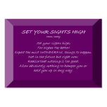 Set Your Sight High Business Card Template