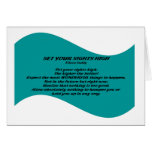Set Your Sights High Poem cards