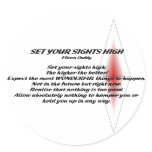 Set Your Sights High stickers