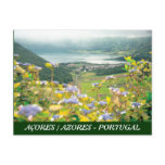 Sete Cidades crater Postcard