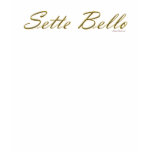 sette bello large - 24 inches wide copy t-shirts