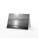 Setting Sun over the Ocean Card