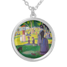 Seurat La Grande Jatte Necklace
