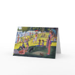 Seurat Parody Greeting Card