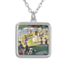 Seurat_Sundayafternoon pitt.jpg Personalized Necklace