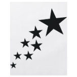 seven black stars icon flyers