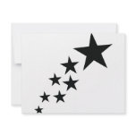 seven black stars icon invitations