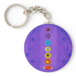 Seven Chakras Gift - Purple keychains