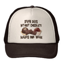 SEVEN DAYS WITHOUT CHOCOLATE MESH HATS