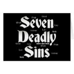 Seven Deadly Sins Logo Card