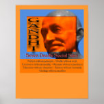 Seven Deadly Social Sins Recognition Print