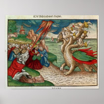 Seven-headed serpent from the Book of Poster