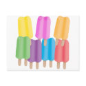 Seven Ice Pops postcards