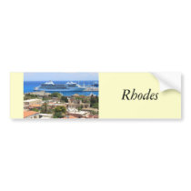 Seven Seas Mariner at Rhodes Bumper Sticker