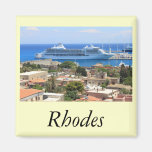 Seven Seas Mariner at Rhodes Fridge Magnet