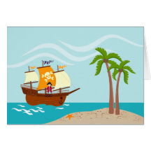 Seven sea's Pirate ship! Card