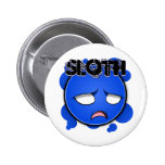 Seven Sins Faces - Sloth Pins