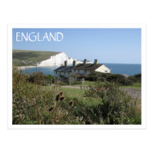 Seven Sisters, ENGLAND Postcard