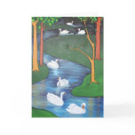 Seven Swans A-Swimming Cards