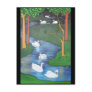 Seven Swans A-Swimming Postcard
