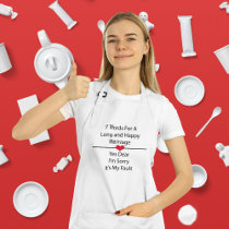 Seven Words For a Long and Happy Marriage Apron