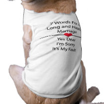 Seven Words For a Long and Happy Marriage