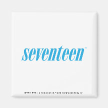 Seventeen Logo-Aqua Magnet