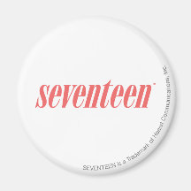 Seventeen Logo-LtPink Refrigerator Magnet