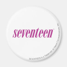 Seventeen  Logo-Purple Fridge Magnet