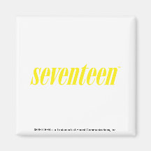Seventeen Logo-Yellow Magnet