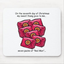 Seventh Day Redneck Christmas Mouse Pads