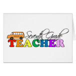 Seventh Grade Teacher Card