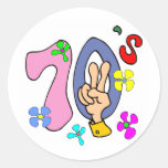 Seventies T-shirts and Gifts. stickers