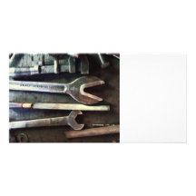 Several Wrenches Personalized Photo Card